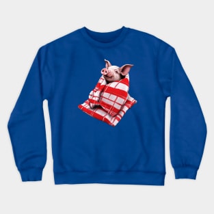 Funny Festive Pigs in Blankets Christmas Pun 4 Crewneck Sweatshirt